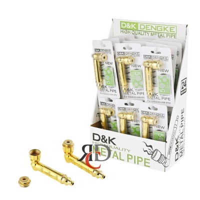 METAL PIPE GOLD W/ SCREEN  - MP76 24CT/ DISPLAY
